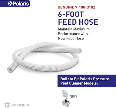 Polaris Genuine Parts 9-100-3102 6ft Feed Hose for 360 pressure-side pool cleaner