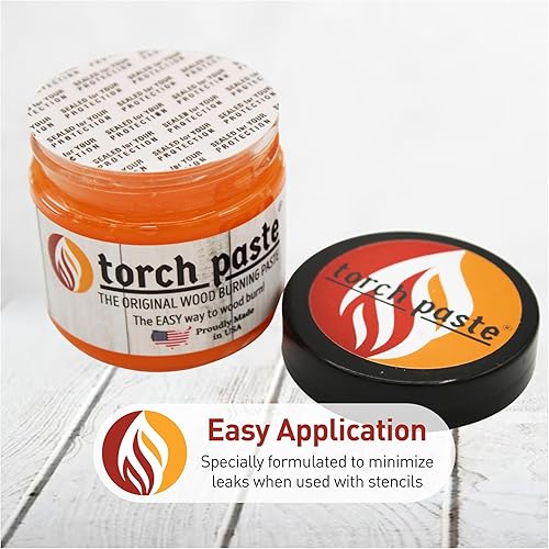 Miniatura 5 de Torch Paste - La pasta original para quemar madera  Pasta no tóxica activada por calor fabricada en Estados Unidos para manualidades  Diseños de