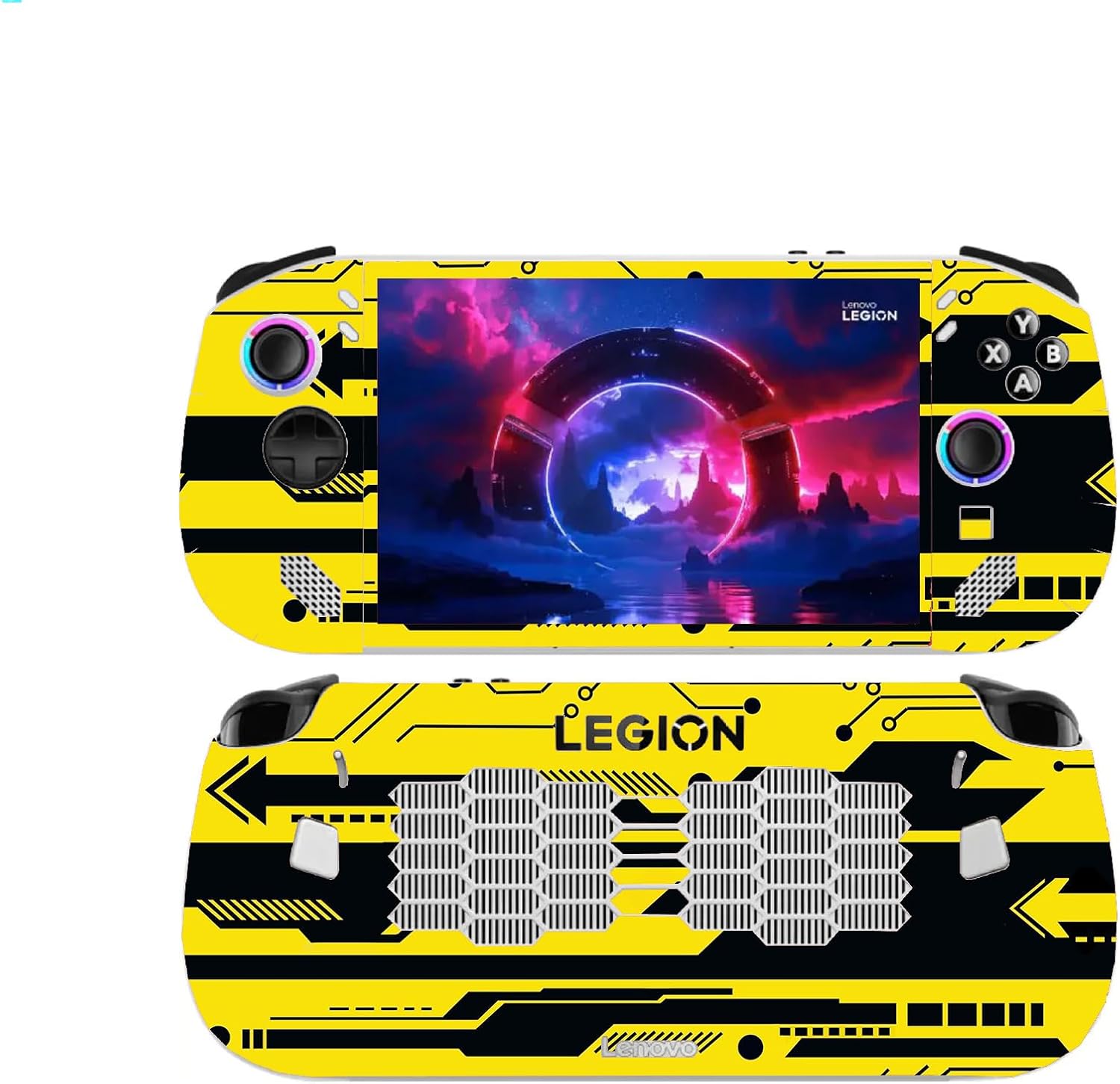 Sticker Skin Decor Custom for Legion Go S Vinyl Wrap Stickers Cover Protective Decal (Yellow)