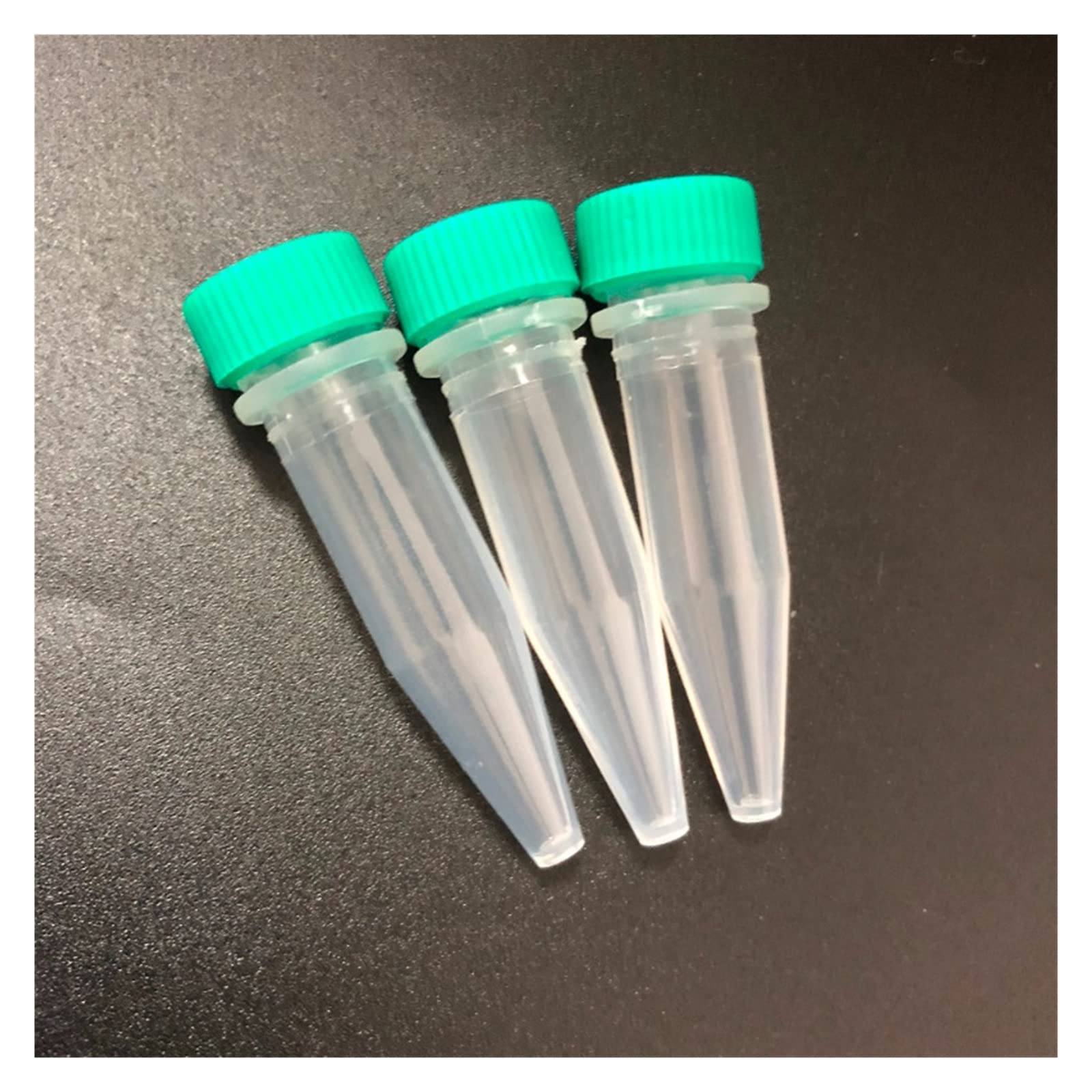 Run Ken 500 unids/lote 1,5 ml 10 × 45mm viales criogénicos de plástico tapón de rosca tubo de centrífuga de fondo afilado criovial de laboratorio con anillo de sellado