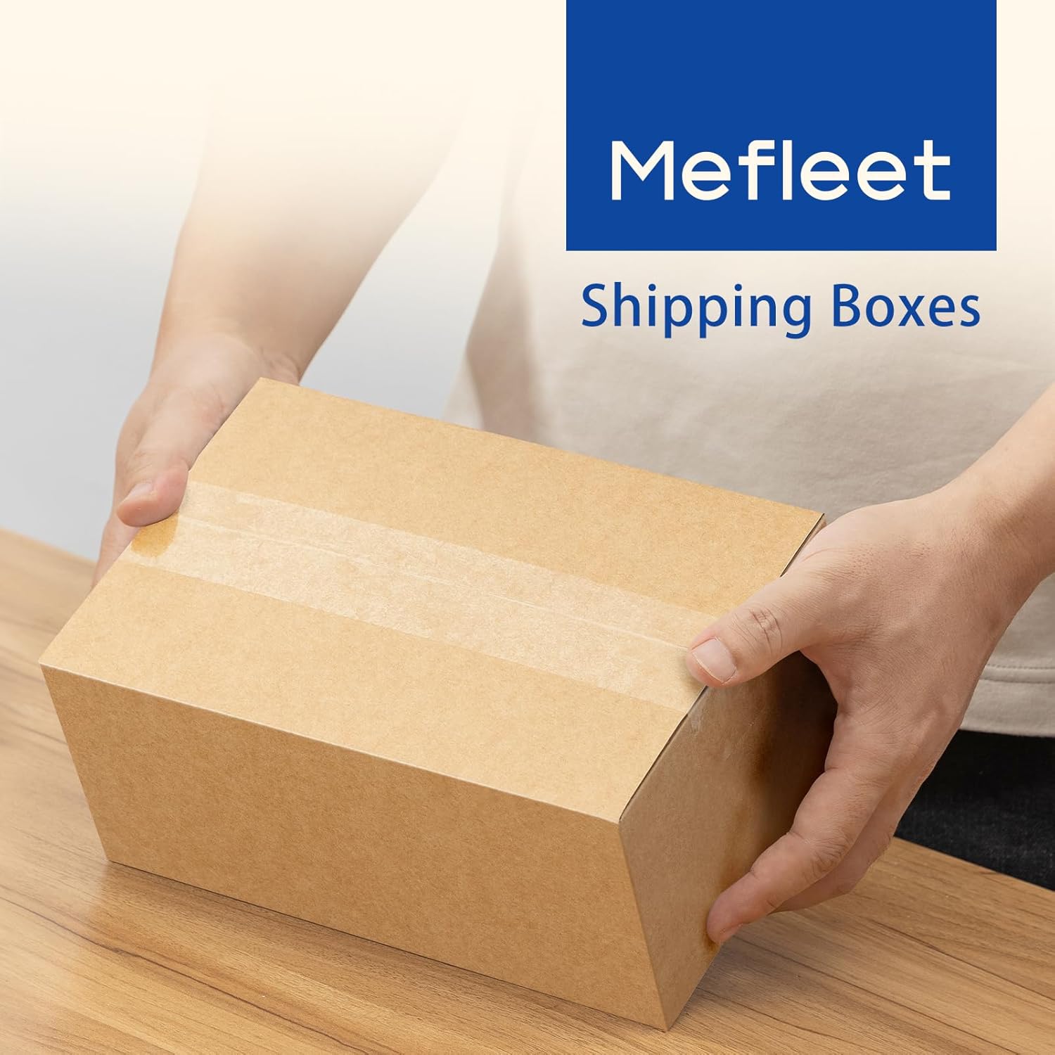 Mefleet 9x6x4" Shipping Boxes 50 Pack - Small Corrugated Cardboard Mailing Box Packaging for Small Business - Brown Mailer Packing Supplies