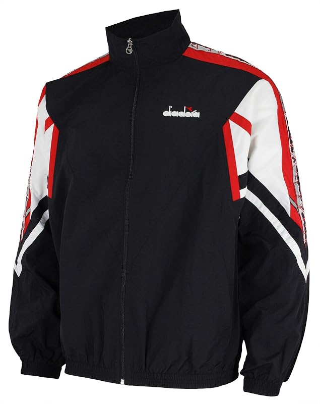 Diadora Men's Jacket Competitive 90S ITA Black Size XL