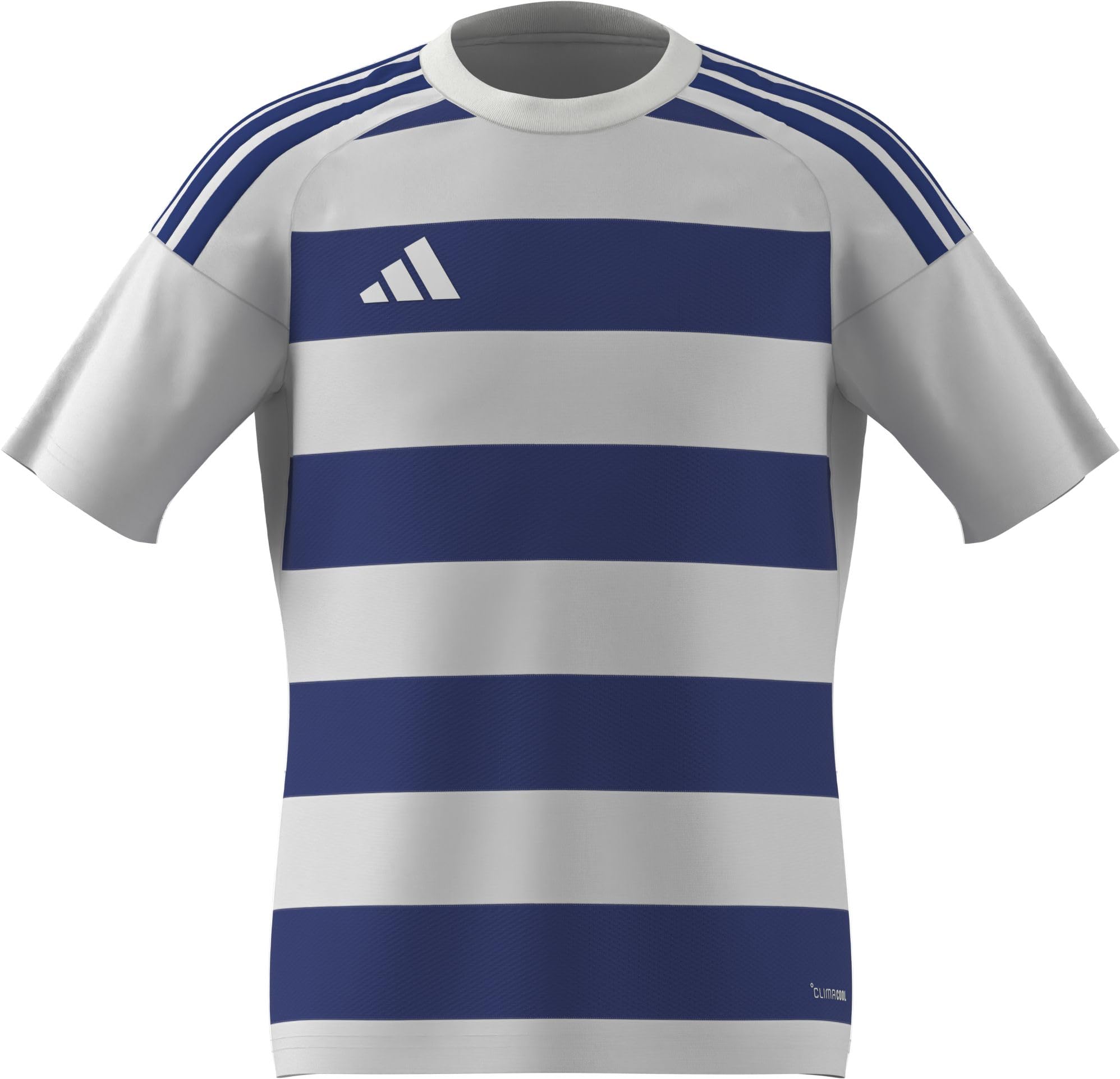 adidas Unisex Kids Hooped26 Jersey Kids Shirt, White/Team Royal Blue, 7-8 Years
