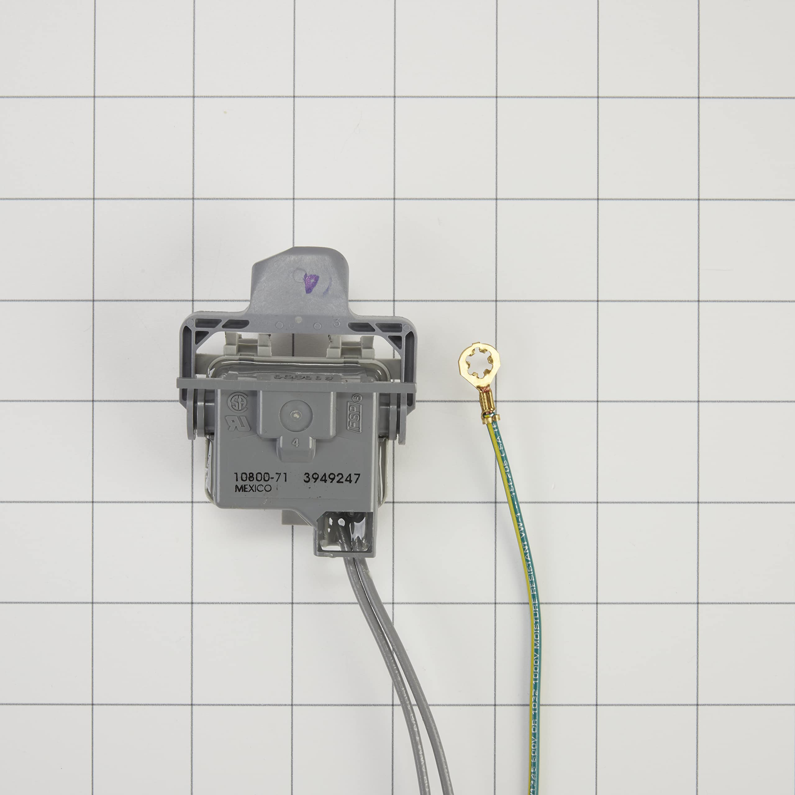 Amazon.com: Whirlpool 3949247V Lid Switch Assembly, 1, Grey  