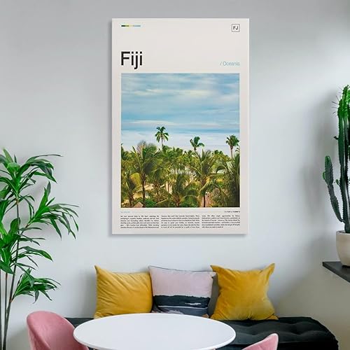 Miniatura 6 de Impresión de Fiyi, póster de Fiyi, decoración mural moderna para el hogar, impresión artística de Fiyi, obra de arte de Fiyi, paisaje de Fiyi,