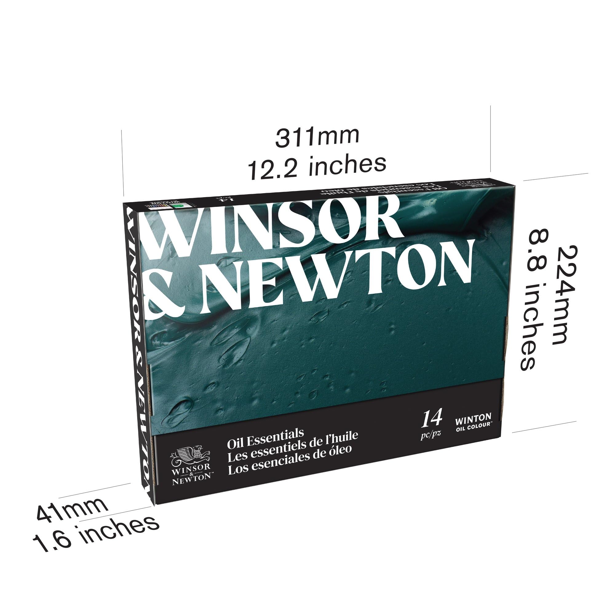 Winsor & Newton Winton Huile Set 10X12ml + Accessoires, Multicouleur