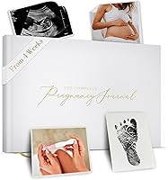 PregnancyJournal Complete Pregnancy Journal & Memory Book: Weekly Scrapbook, Ultrasound Slots, Milestone Tracker, First-Year Keepsake