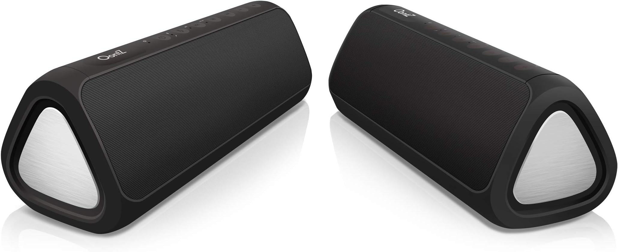 Cambridge Soundworks OontZ Angle 3XL Ultra Bluetooth Speaker, Two Speaker Edition, Deep Rich Bass, 24 Watts for Max Volume, 100 ft Wireless Range, Play Two Together, Bluetooth Speakers (Dual Black)