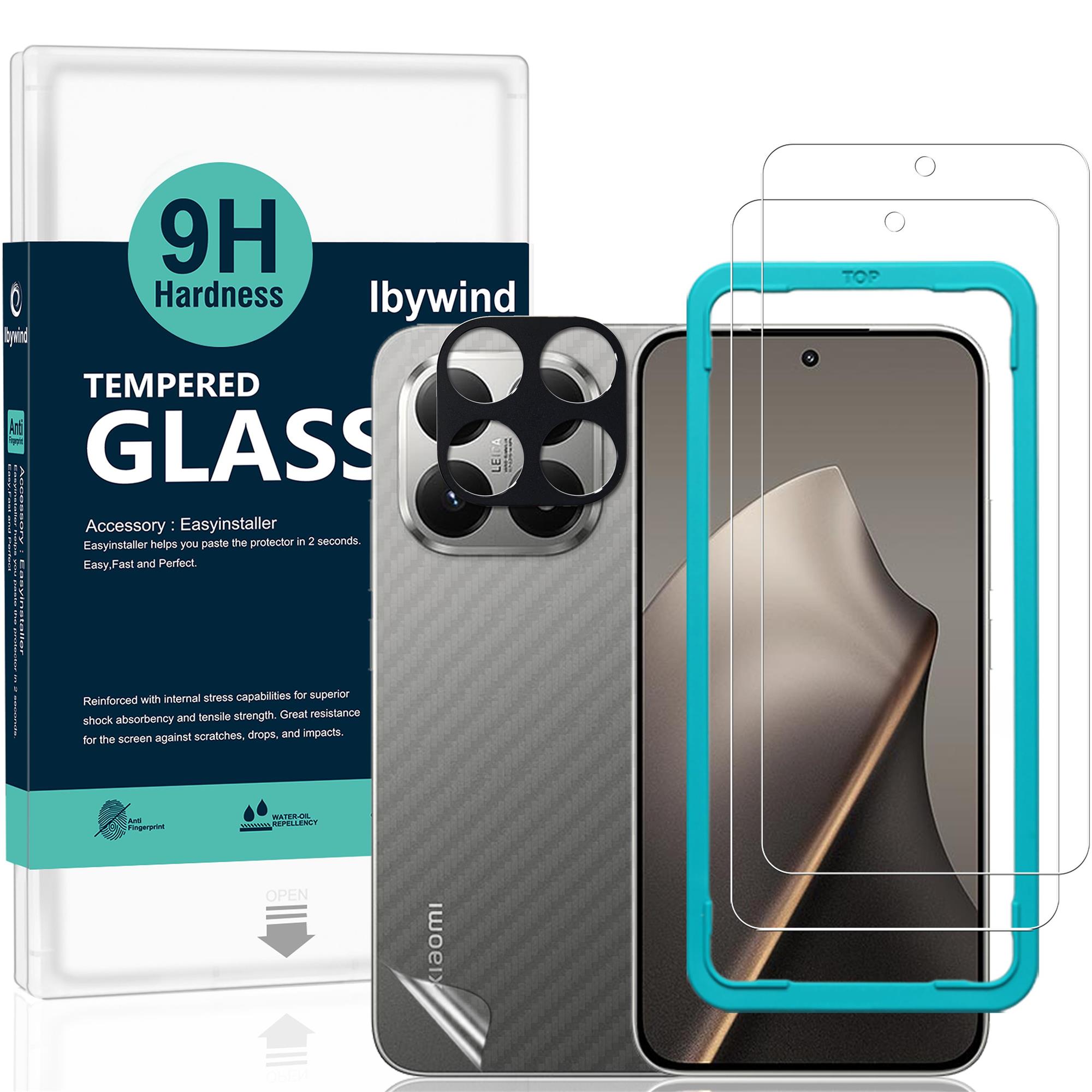 Amazon.co.jp: Ibywind 対応 Xiaomi 15T 5G ガラスフィルム 2 枚保護