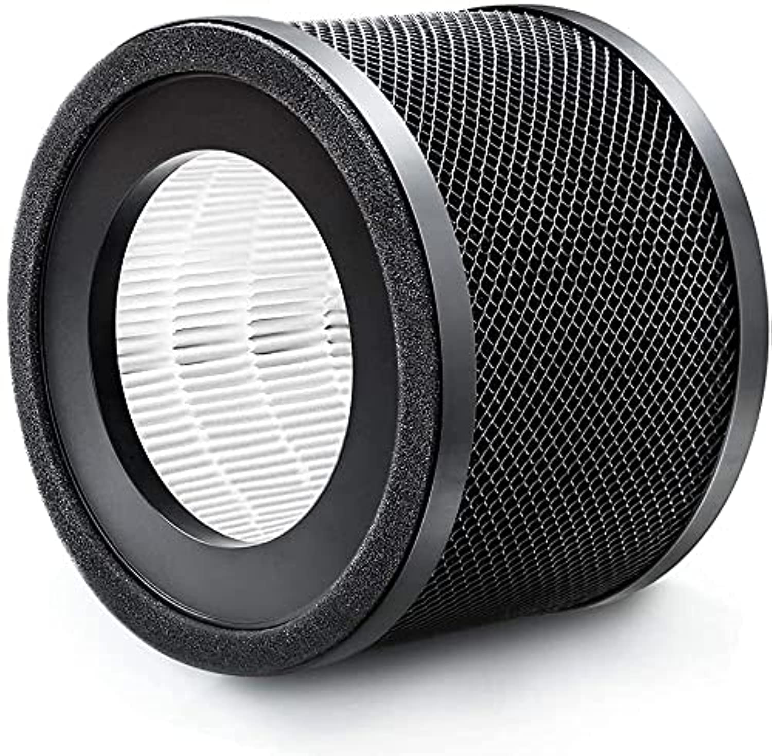 NA Air Purifier Filter, Air Purifier Replacement Filter, 3-in-1 True HEPA Filter Compatible with TaoTronics AP001, Black, NA-AP001