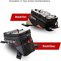 Vista 2 de Tusk Olympus Tank Bag Large Black/Tan