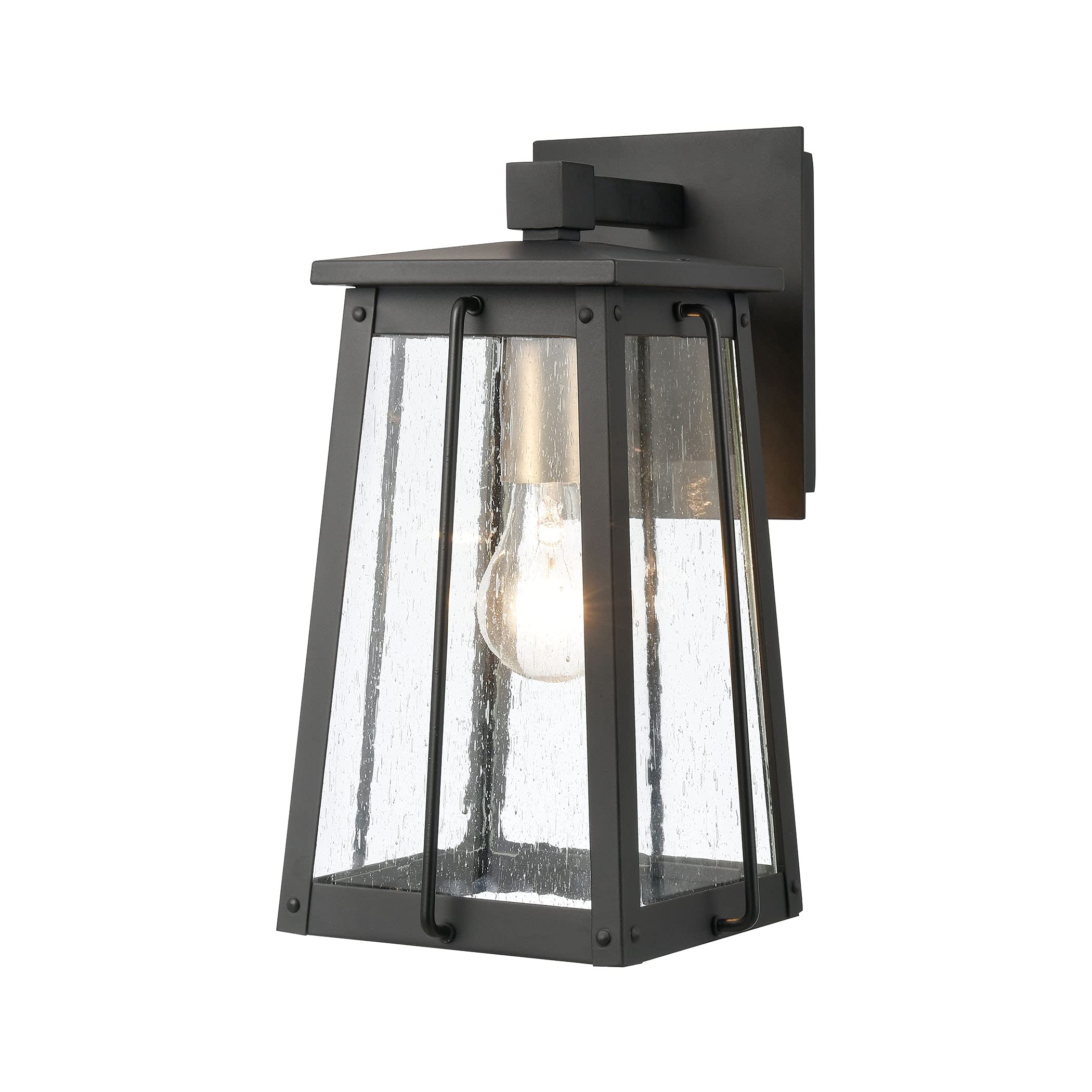 Elk Home 83400/1 Kirkdale 13'' High 1-Light Outdoor Sconce in Matte Black