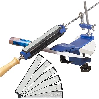 CWOVRS Professional Knife Sharpener, Knife Sharpening System for Precise | Fixed angle knife grinder, abrasive holding system