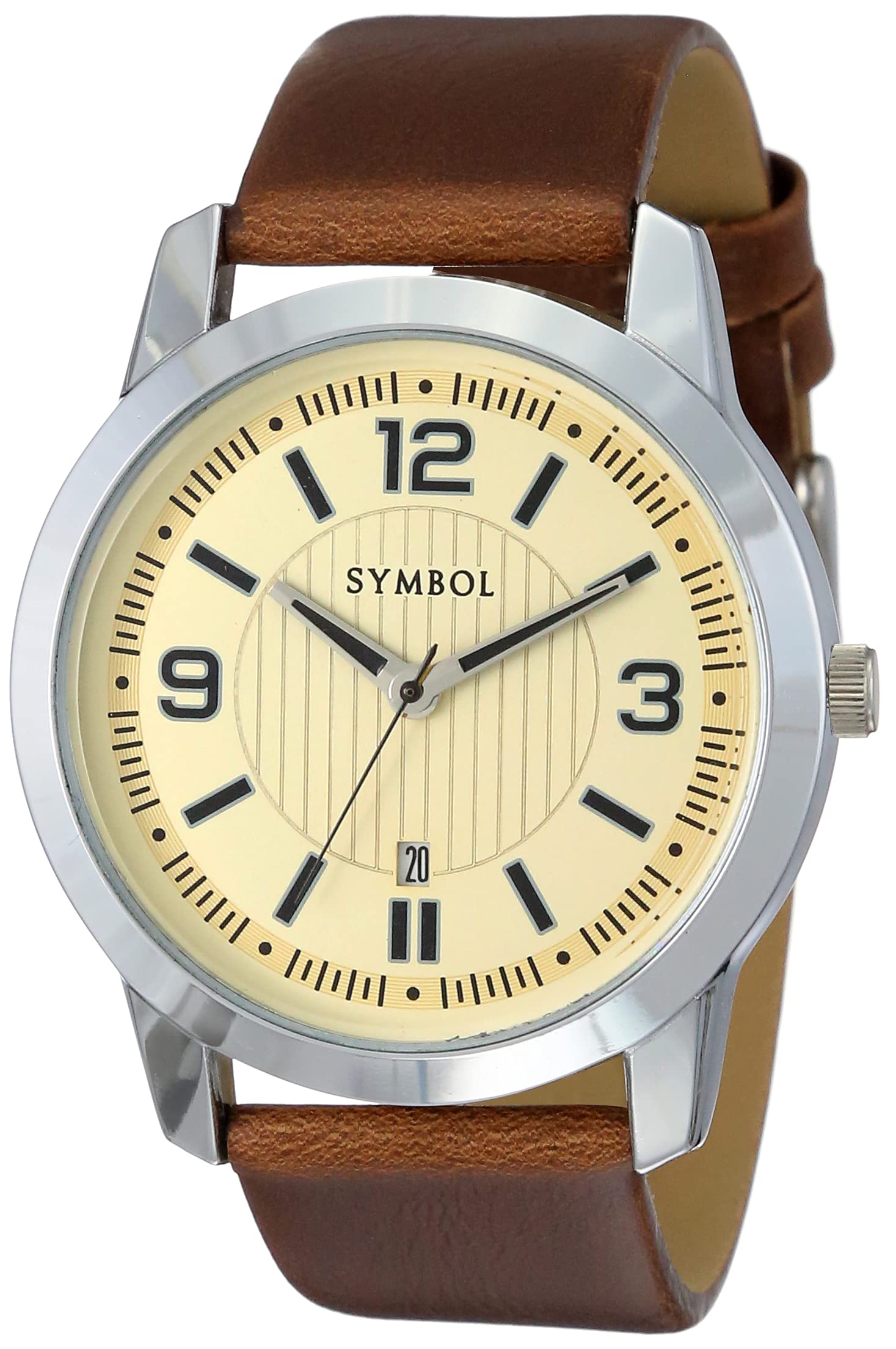 Amazon Brand - SymbolAnalog Men's Watch (Dial Colored Strap)