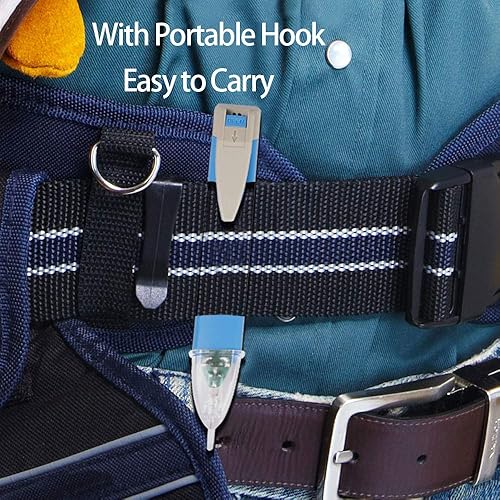 Miniatura 6 de Probador de voltaje sin contacto con linterna LED, alarma de zumbador, pluma detector de voltaje de CA, rango de prueba 60V - 1000V y juicio de