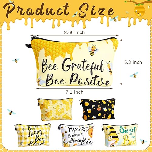 Miniatura 8 de 6 bolsas de maquillaje de limón, bolsa de cosméticos de viaje, impermeable, bolsa de maquillaje multifunción de limón, con cremallera, bolsa de