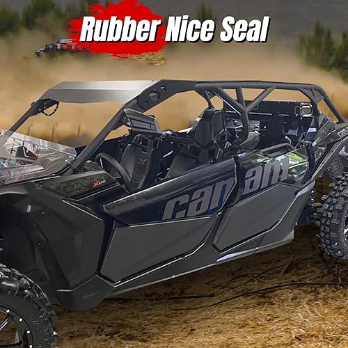 Vista 3 de A & UTV PRO Kit de paneles de puertas inferiores y manijas de puerta personalizadas para Can-Am Maverick X3 Max RS DS 2017 2018 2019 2020 2021 2022