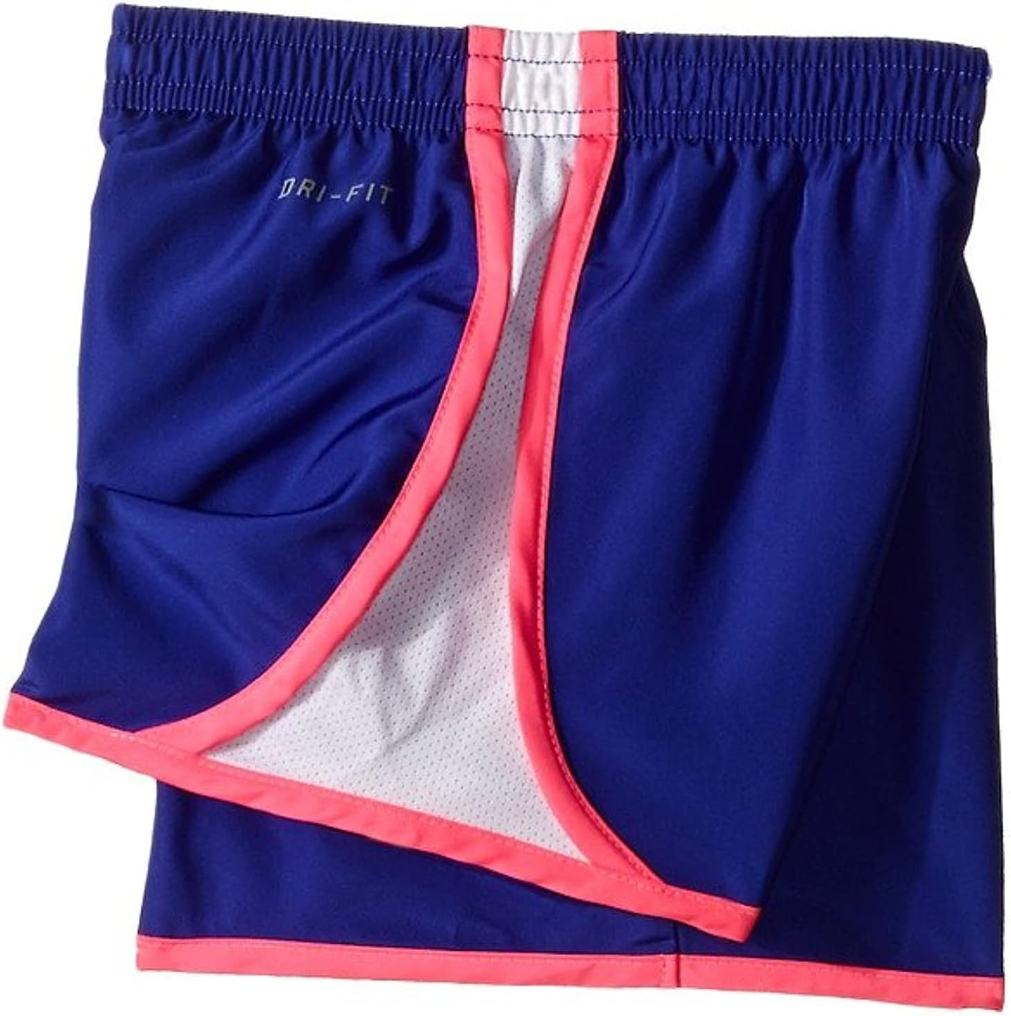Nike Kids Girl's Dri-FIT Woven Short (Toddler/Little Kids) Deep Night Shorts 6 Little Kids - Image 2