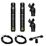 LCT 140 AIR Stereo Pair Bundle with 2 XLR Cables & Stereo Bar (4 Items)