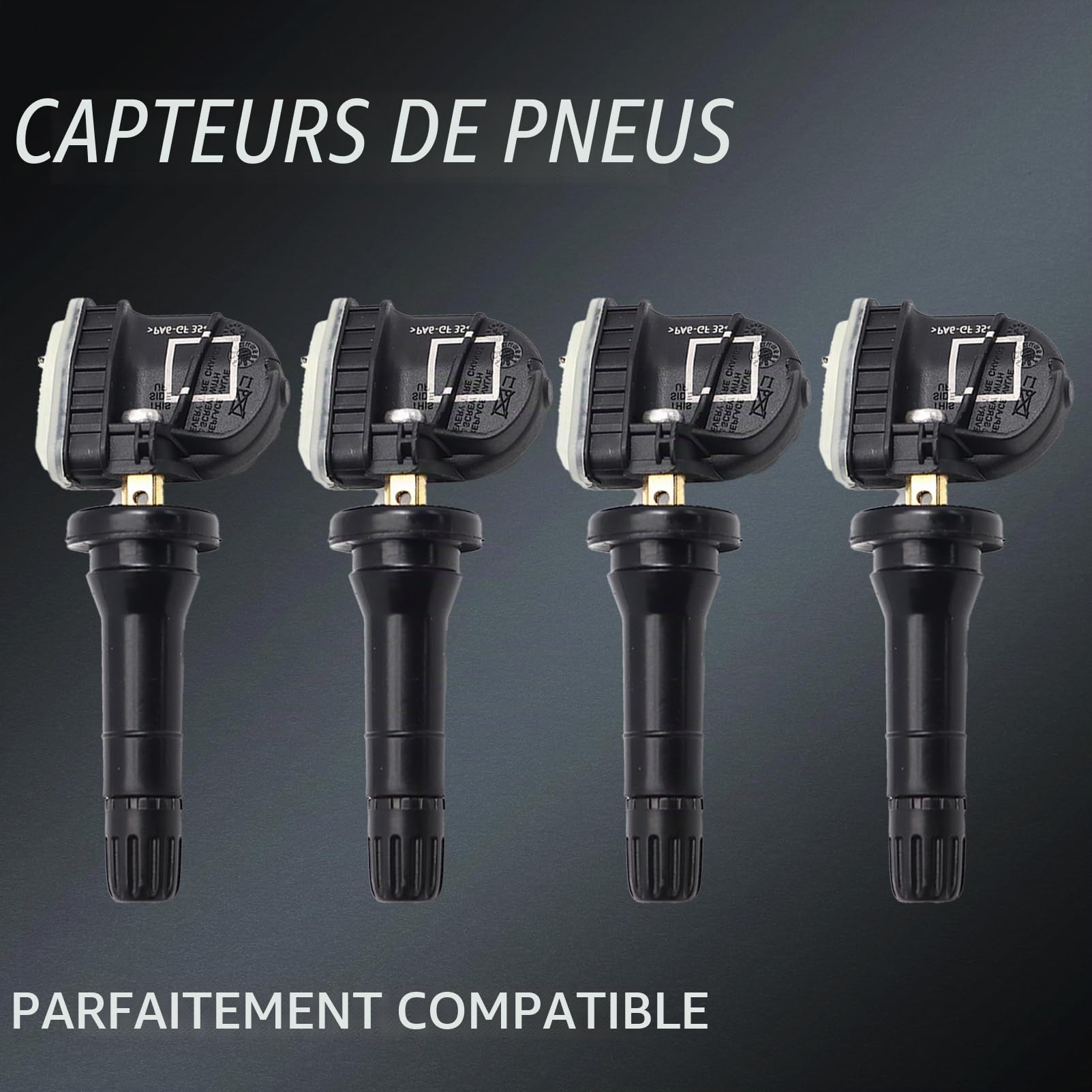 Lot de 4 capteurs de pression des pneus TPMS RDKS 2036832 pour Ford B-Max C-Max II Focus III 2318530 Système de contrôle de la pression des pneus 1862980 3021 2562276 5054208001135