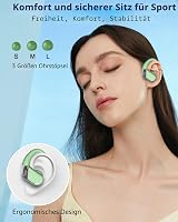 Bezdrôtové slúchadlá Rolosar Bluetooth 5.4, 50 hodín prehrávania, 4 ENC mikrofóny s potlačením hluku, vodotesnosť IP7, hlboké basy, LED displej, športové 7