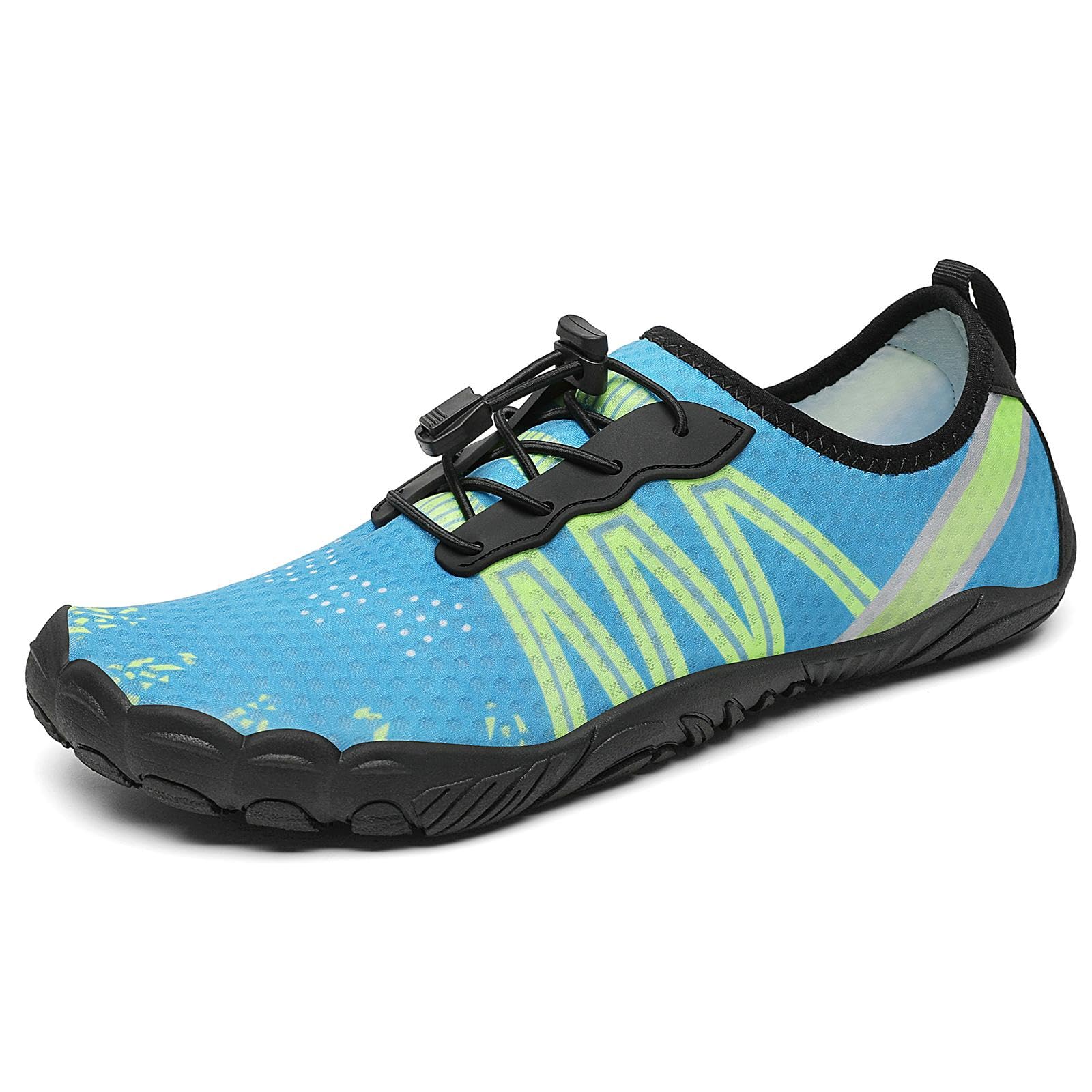 Mishansha Unisex Badeschuhe Leicht Atmungsaktive rutschfeste Barfußschuhe mit Dicker Sohle, Gr. 36-46