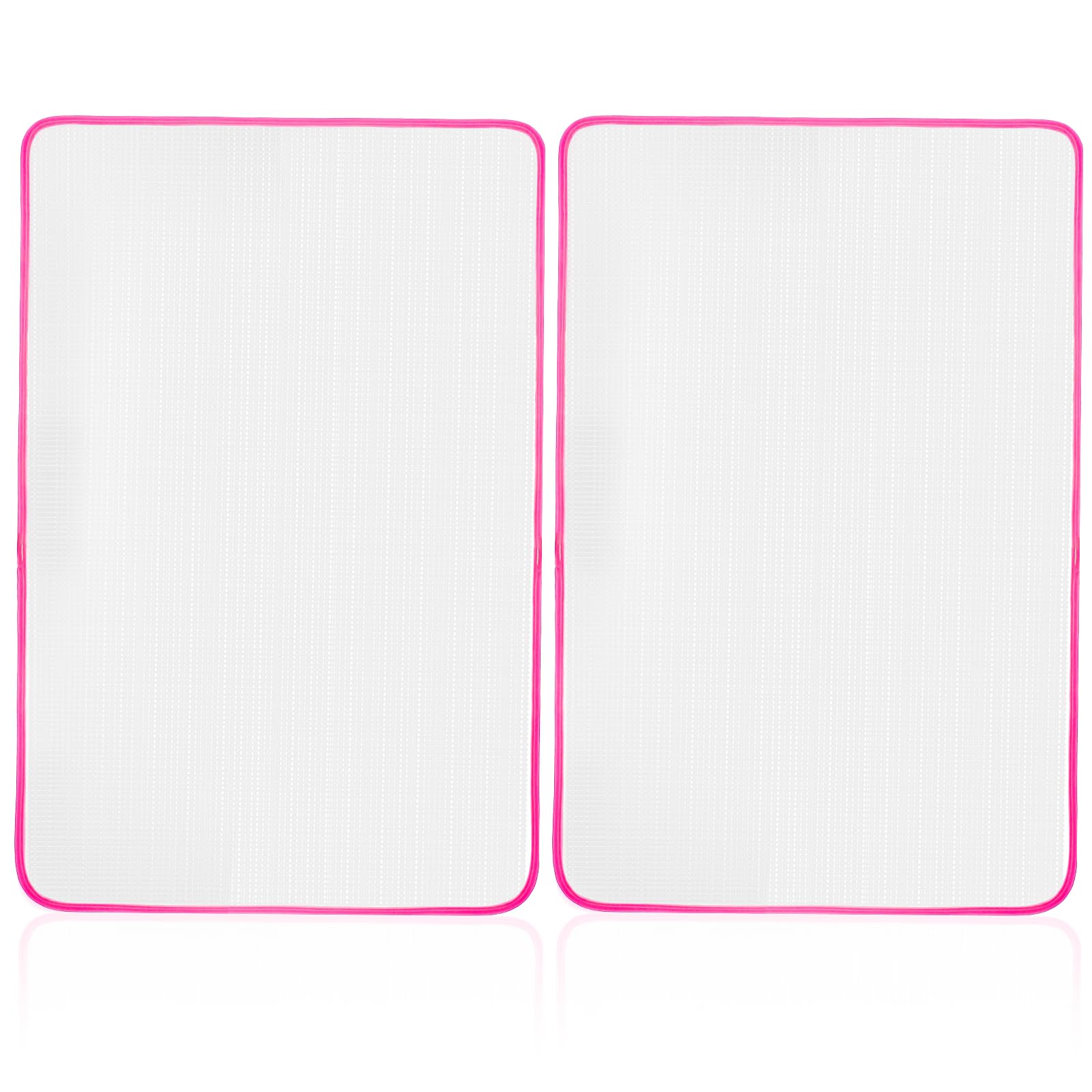 YQQYG 2 Pack Pressing Cloth for Ironing,15.7 × 23.6 Inch Mesh Cloth Ironing Pad