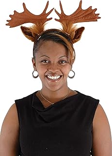 Moose Ears & Antlers Costume Headband