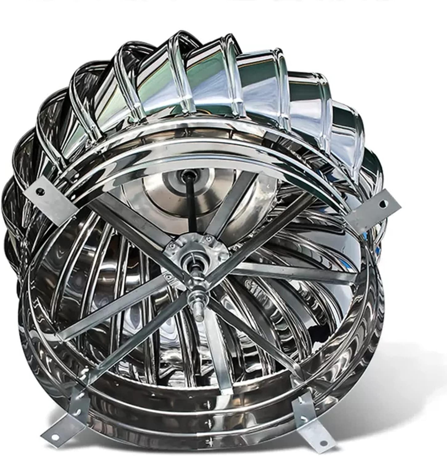 Ventilateur de toit rotatif 400 mm pour aérer la salle de bain et l'abri de jardin