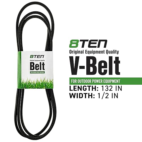 Miniatura 2 de 8TEN Correa de transmisión para tractores de césped John Deere UC10514 S240 de 48 pulgadas