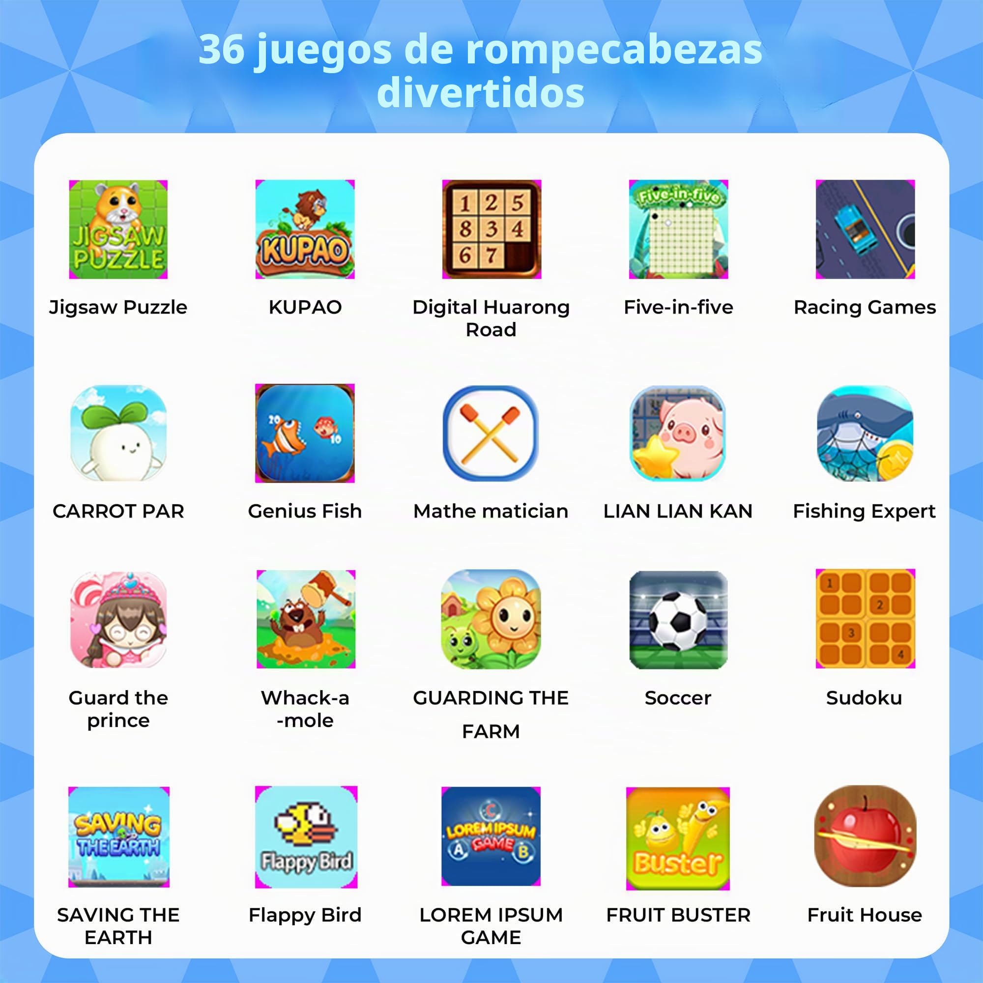 Reloj Educativo de Aprendizaje