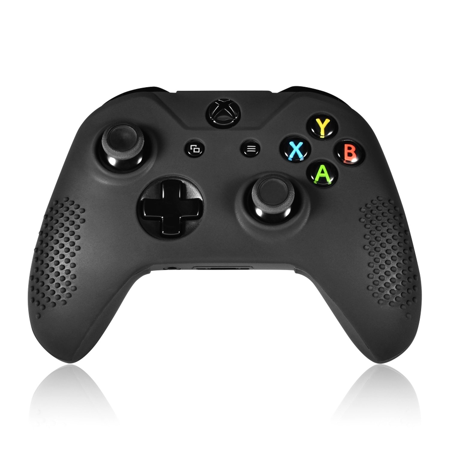 Everydaysource Black Silicone Skin Controller Case Compatible With Microsoft Xbox One / Xbox One S Controller