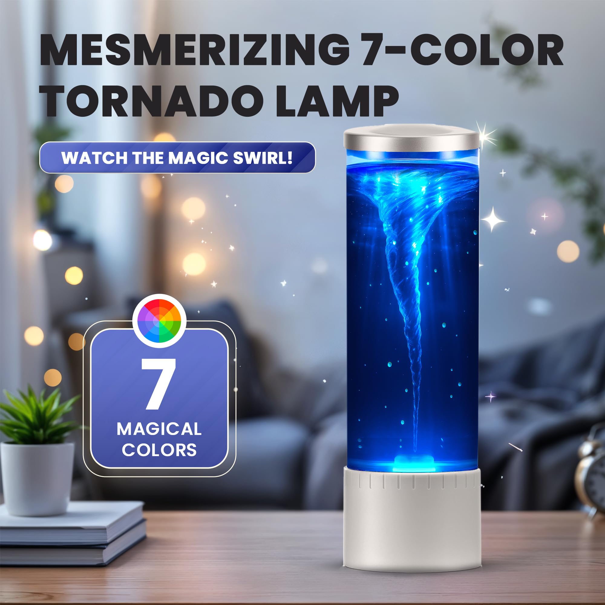 Amazon.co.jp : Brewish トルネードランプ 7色変化 LED ランプ