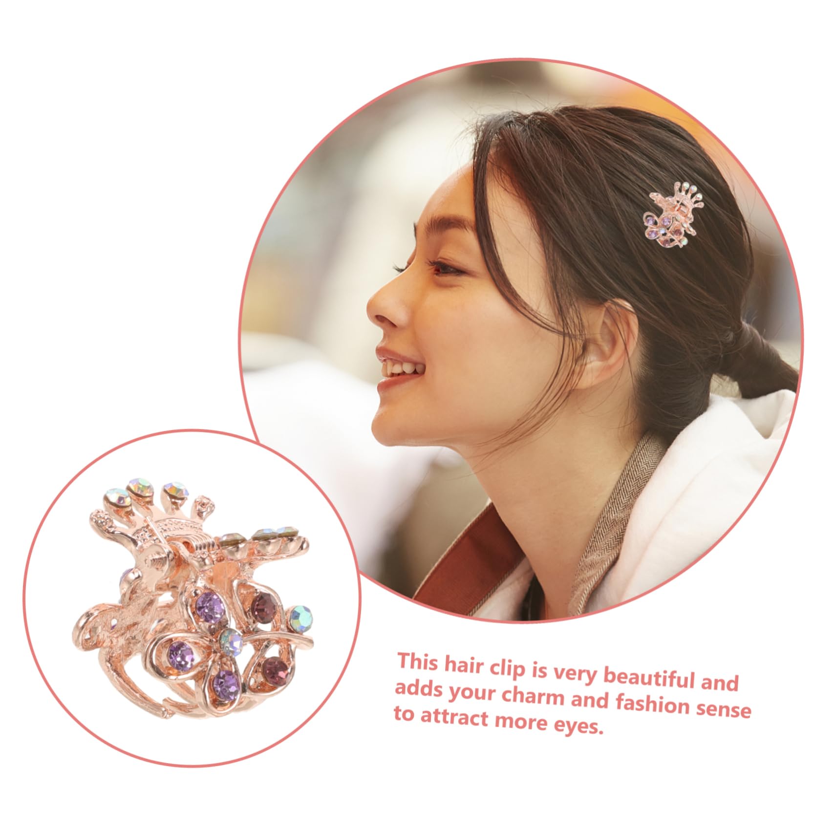 Beavorty 36stücke Vintage Rhinestone Flower Haarklammern Retro Mini Metall-clips Für Damen Und Mädchen Für Verschiedene Frisuren Und Anlässe