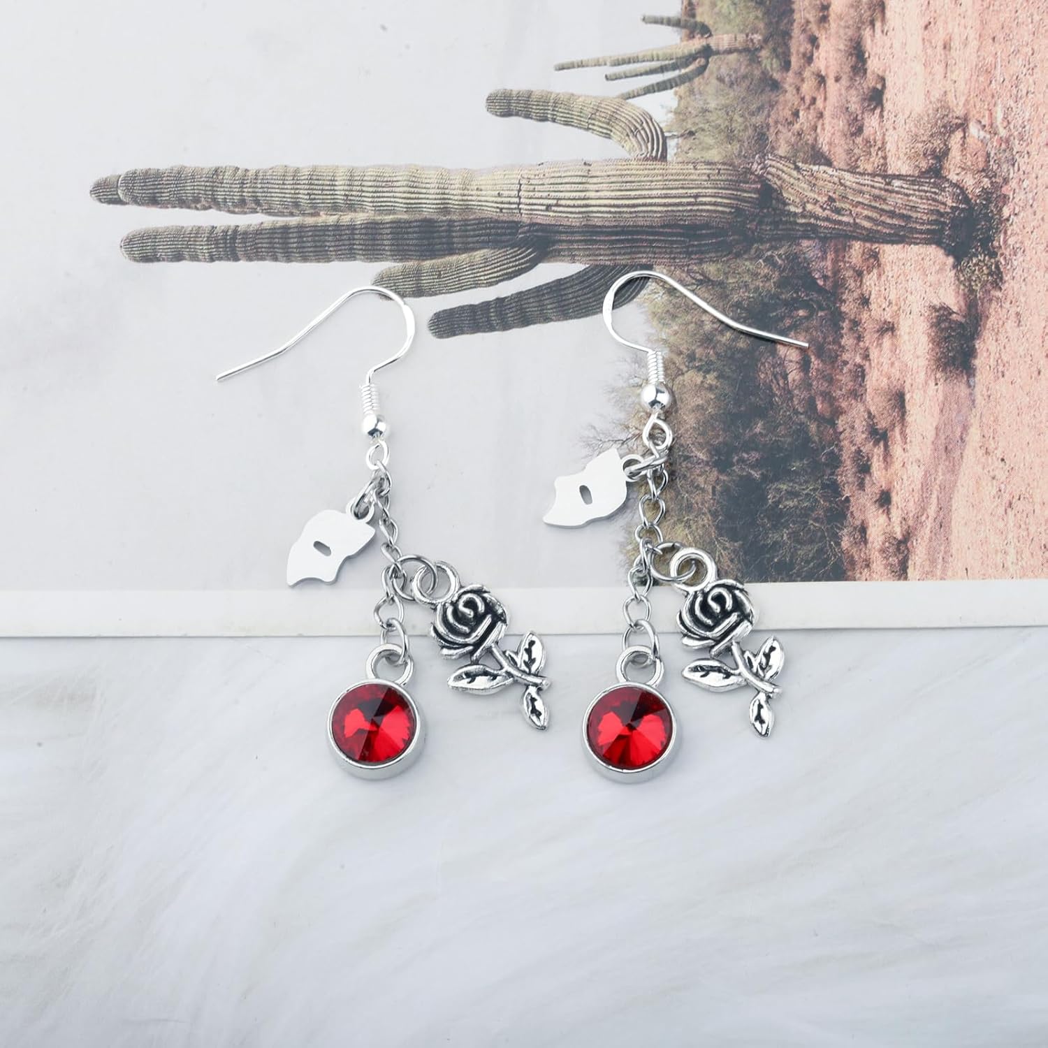 OKEYCH Musical Inspired Gift Characters Earrings Musical Themed Fandom Jewelry Theatre Lover Gift - Image 3