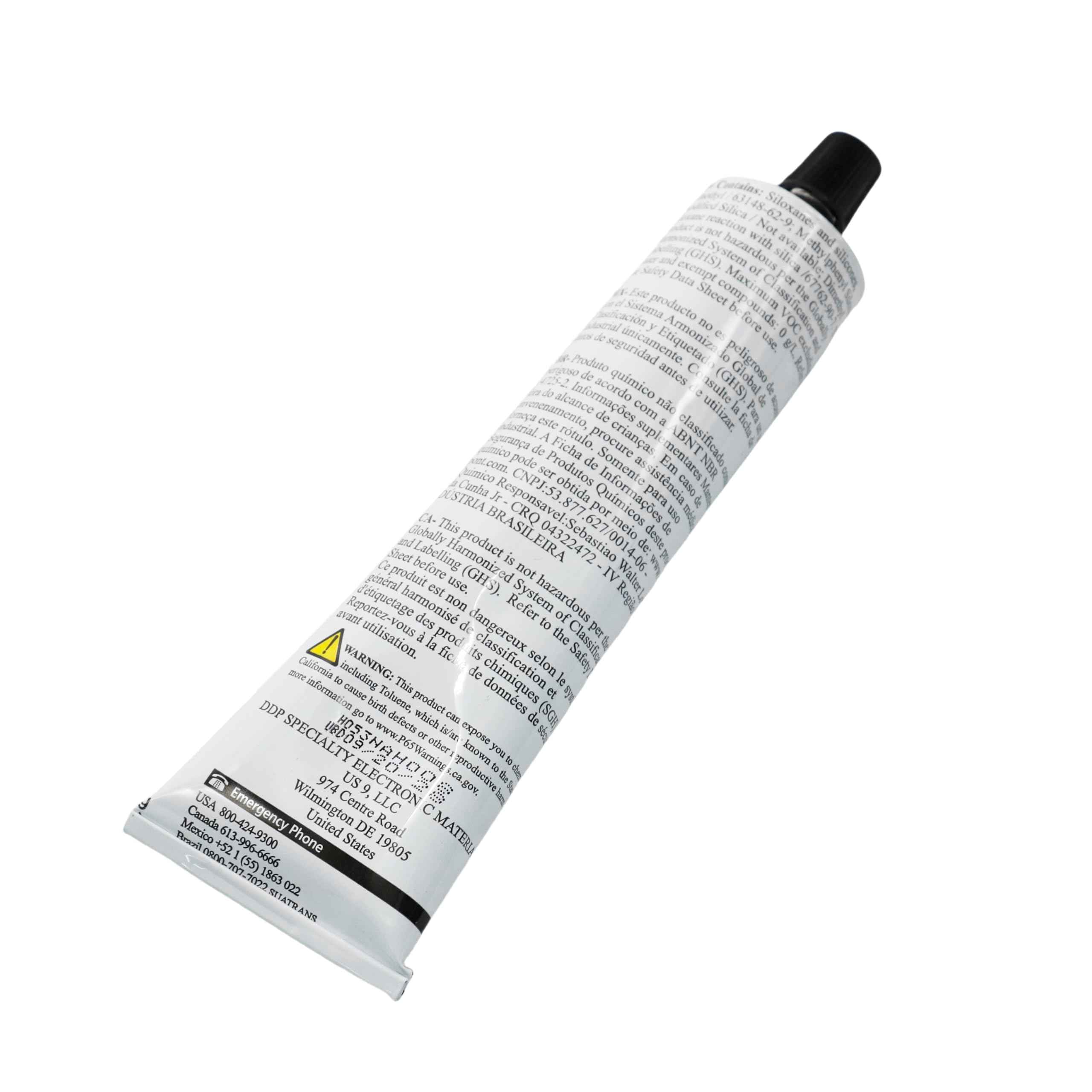 Molykote 112 150g 5.3oz Hochleistungs Schmiermittel/Dichtstoff Schmierfett für Ventilschmierung und Dichtung Hohe Konsistenz Schmelzfestes Silikon Scherfest Translucid Weiß Dow Corning