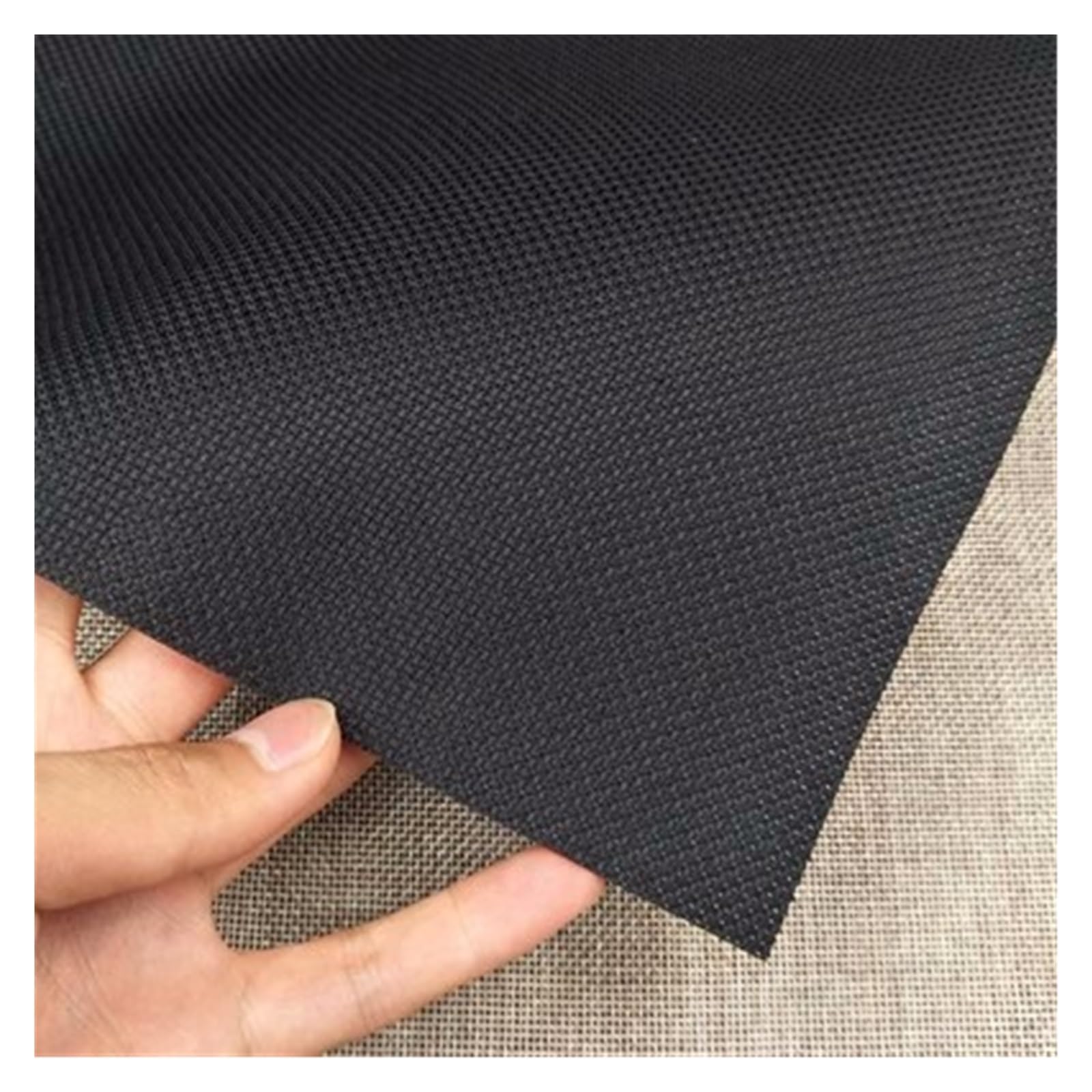 Punto De Cruz PañO Tela Aida de 50-50cm, 14CT, 18ct, 16ct, 11ct, 9ct, tela de punto de cruz, lienzo, suministros for manualidades DIY, costura, bordado, artesanía, negro (Color : SAME WITH PHOTO-03,