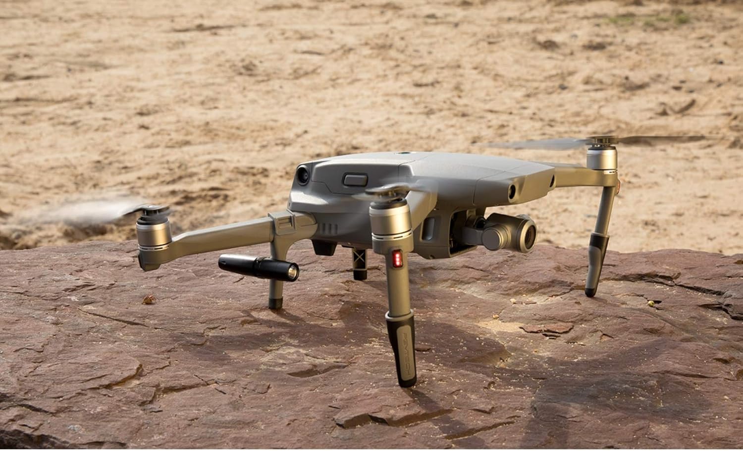 PGYTECH Mavic 2 Landing Gear Extensions LED Head Lamp Light Set for DJI Mavic 2 Pro Zoom (Without Batteries)