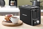 Westinghouse 2 Slice Toaster, Black
