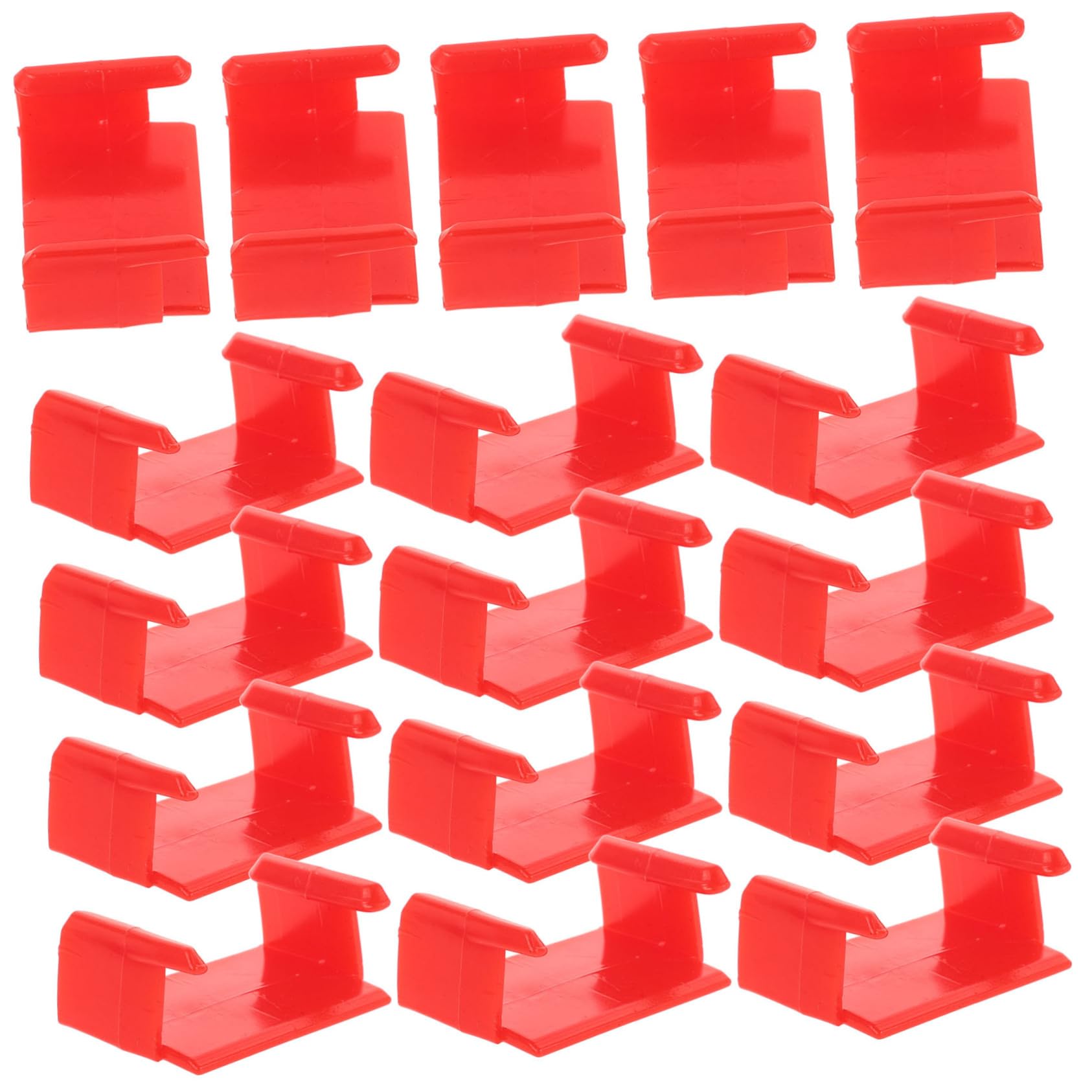 Gatuida The Train Track Set Accessory 20pcs Plastic Train Track Clips for Boys and Girls o Gauge