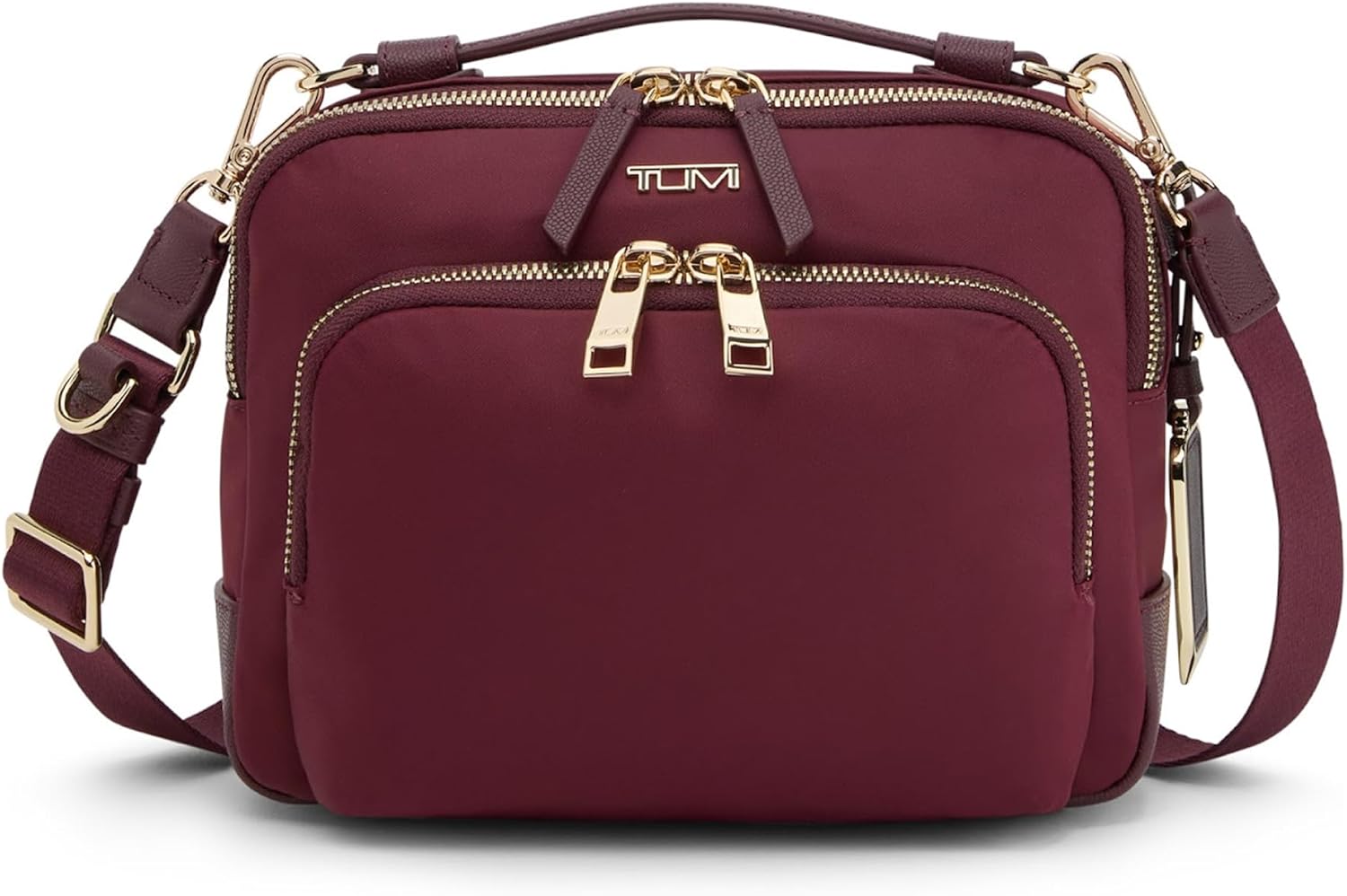TUMI - Voyageur Teghan Crossbody - Women's Compact Everyday Purse with Leather Trim