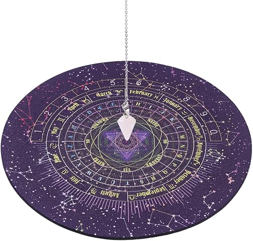 Star Pendulum Mat for Divination, Altar & Tarot