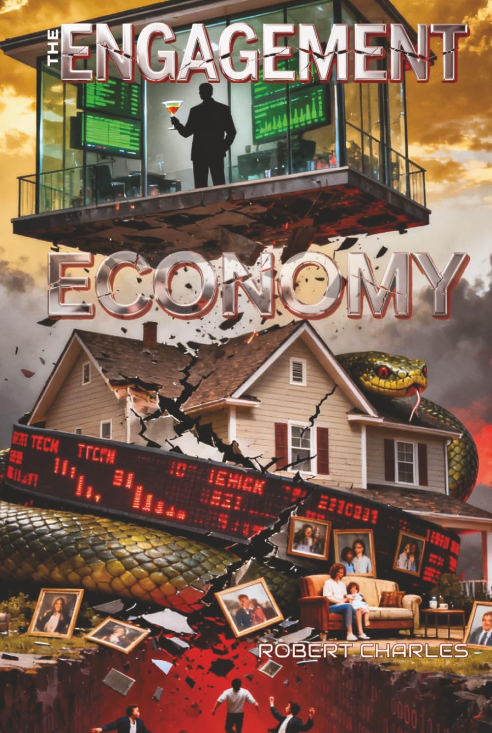 The Engagement Economy:A Near-Future Thriller About AI: A Dystopian AI Thriller of Corporate Conspiracy, Family Destruction, and Technological Collapse, Family, and the Price of Connection