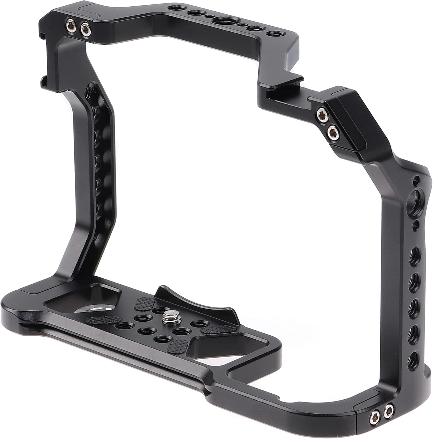 Fotga DSLR Camera Cage Video Stabilizer for Canon R5 R5C R6 ,Compatible with Arca Swiss Clamp,Multiple 1/4" 3/8" Screw Holes : Electronics