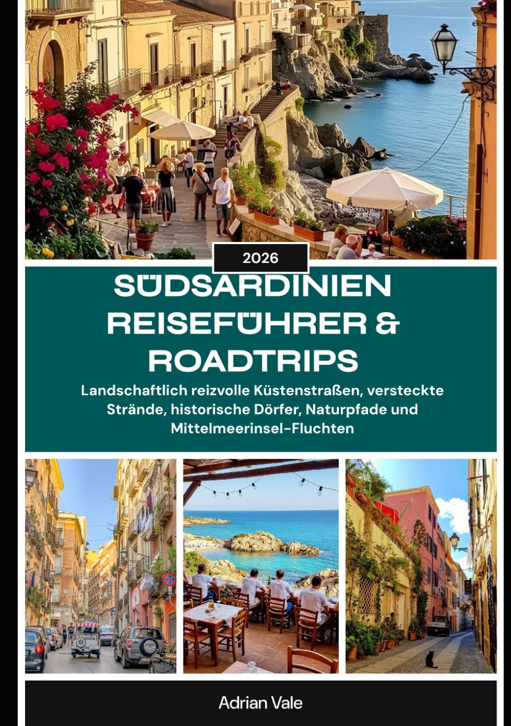 SÜDSARDINIEN REISEFÜHRER & ROADTRIPS 2026: Landschaftlich reizvolle Küstenstraßen, versteckte Strände, historische Dörfer, Naturpfade und Mittelmeerinsel-Fluchten