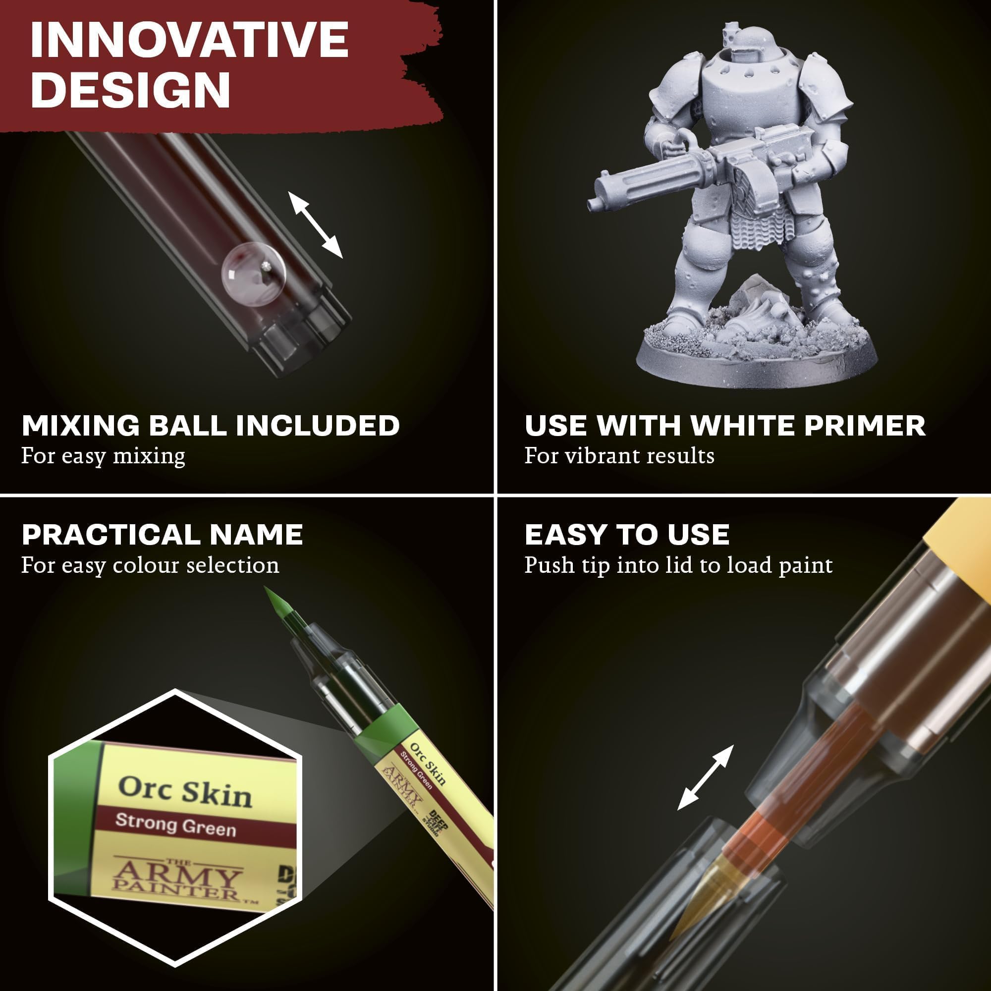 Amazon.co.jp: The Army Painter、Speedpaintマーカー入門セット、6ml