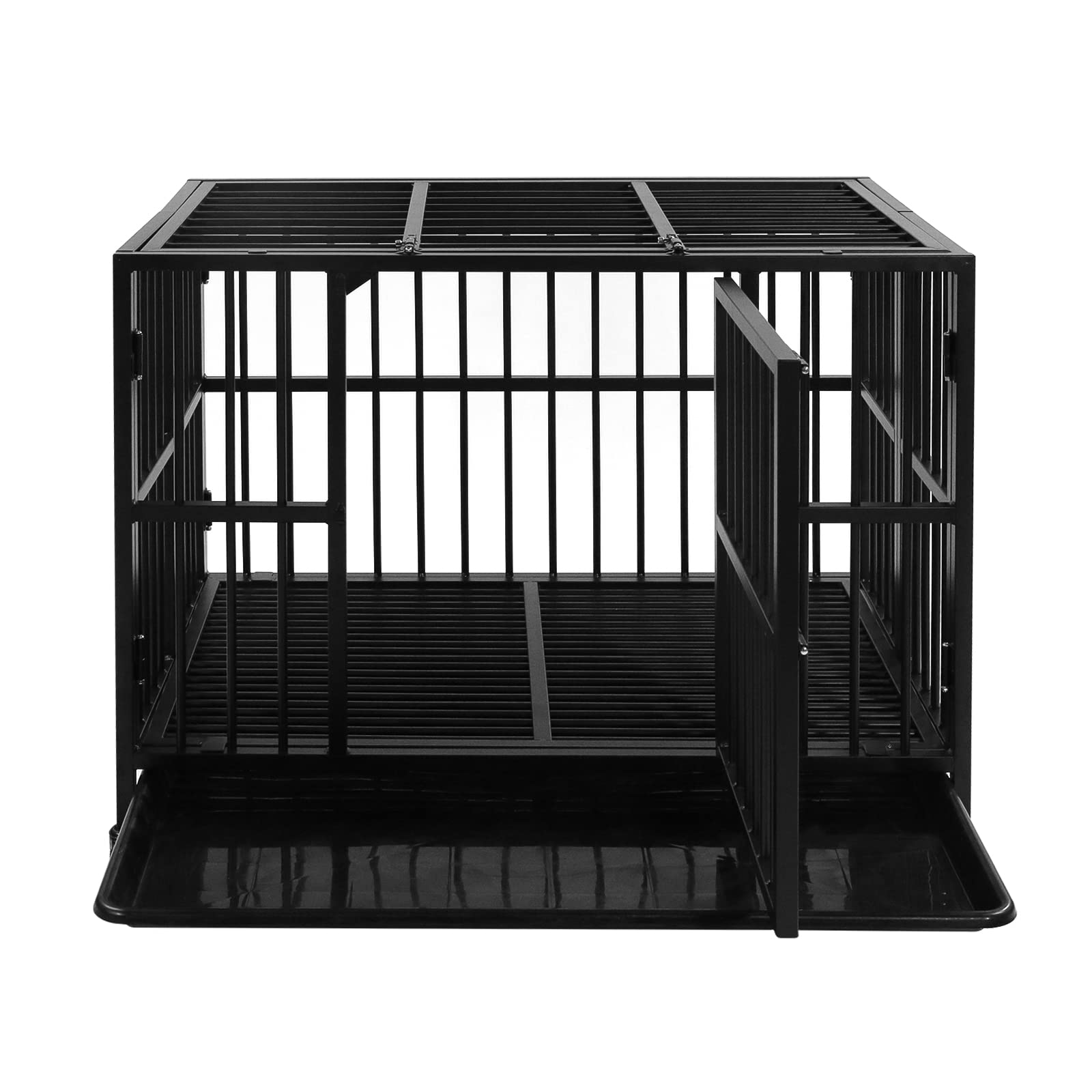 Amazon.co.jp: Walsport 37インチ 大型金属製犬用クレート XL 犬小屋