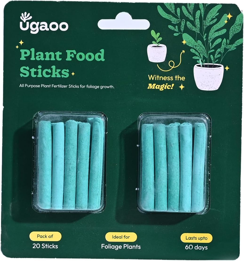 UGAOO Plant Food Sticks For All Home Garden Indoor & Outdoor Plants - Pack Of 20