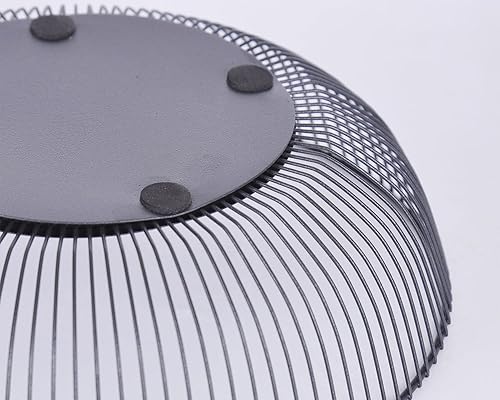 Miniatura 3 de IBWell Cesta de frutas de alambre negro para fruta, plato de frutas para cocina, cesta de frutas, cuencos de frutas para mostradores, frutero