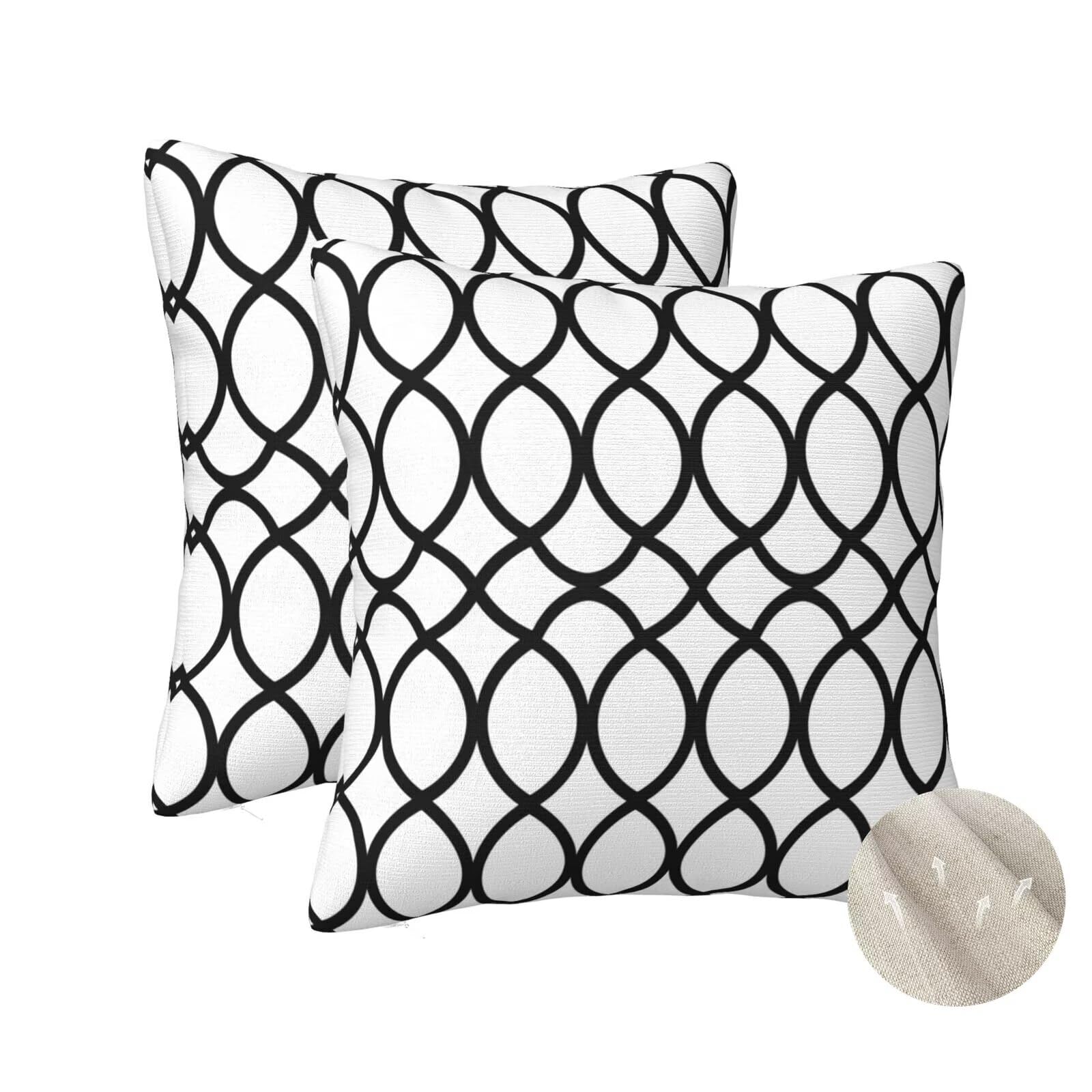 Housse coussin 70x70 cm pour rénover un grand canapé usé lot de 2